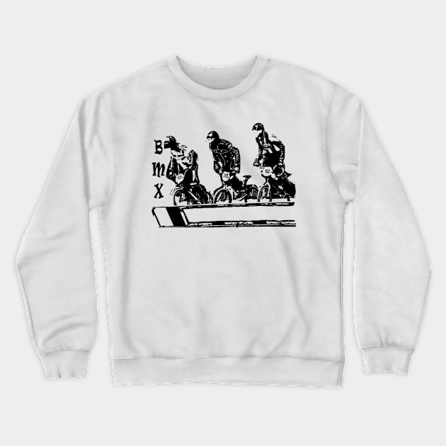 bmx Crewneck Sweatshirt by rickylabellevie